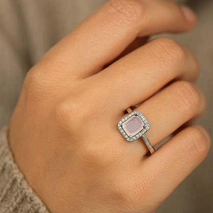 Rosewater Radiance ring