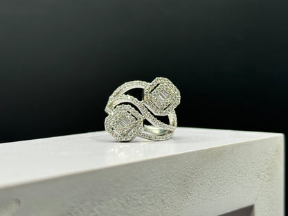 Geometric Glamour Ring