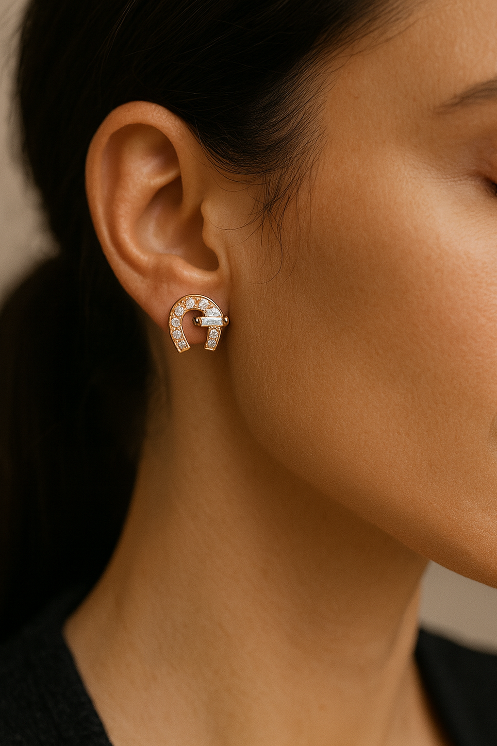 The Fortune Arc Studs | 925 Sterling Silver