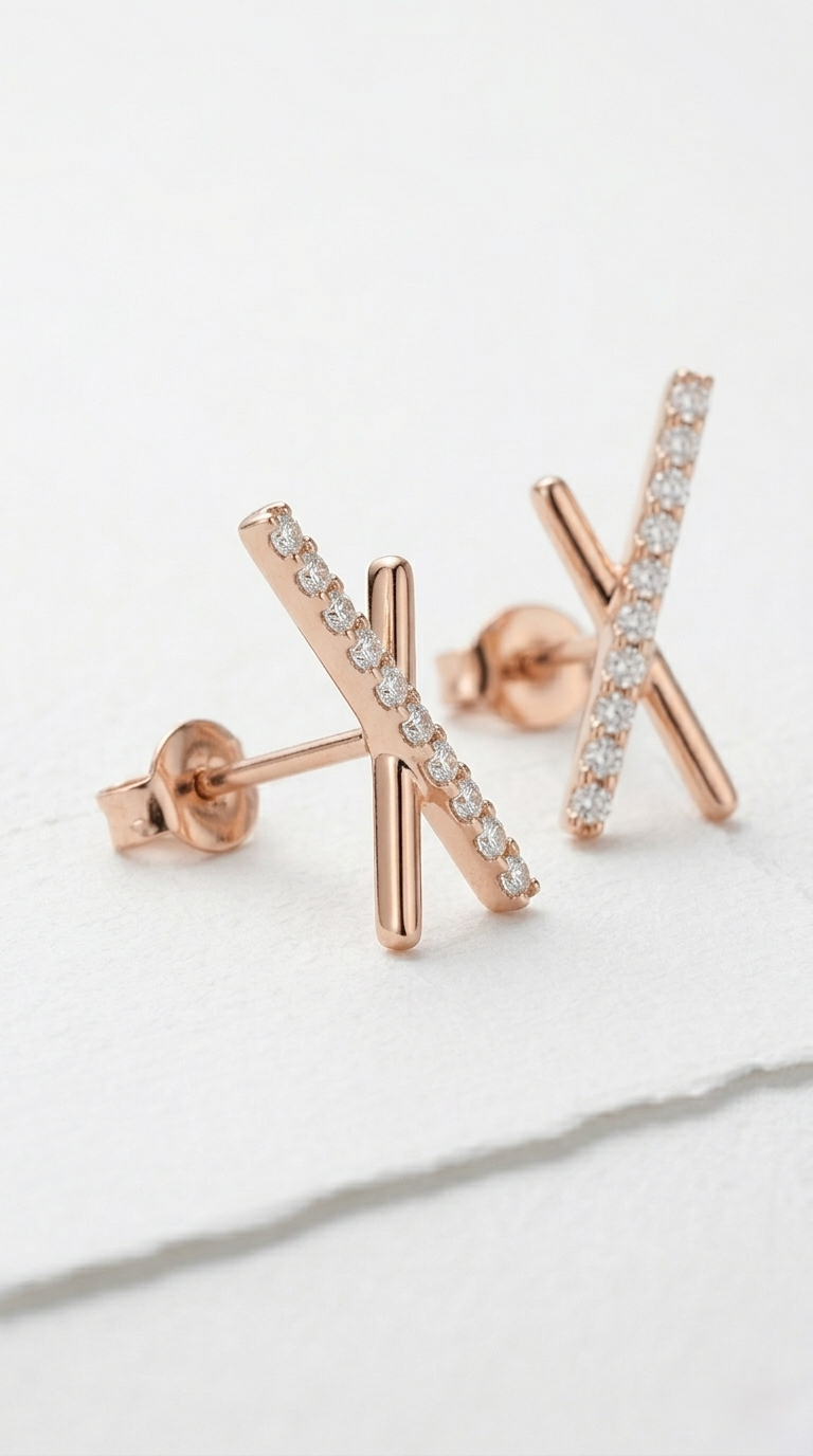 Véra X Pavé Earrings | 925 Sterling Silver