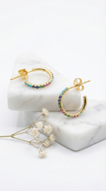 Prisma Luxe Hoops | 925 Sterling Silver
