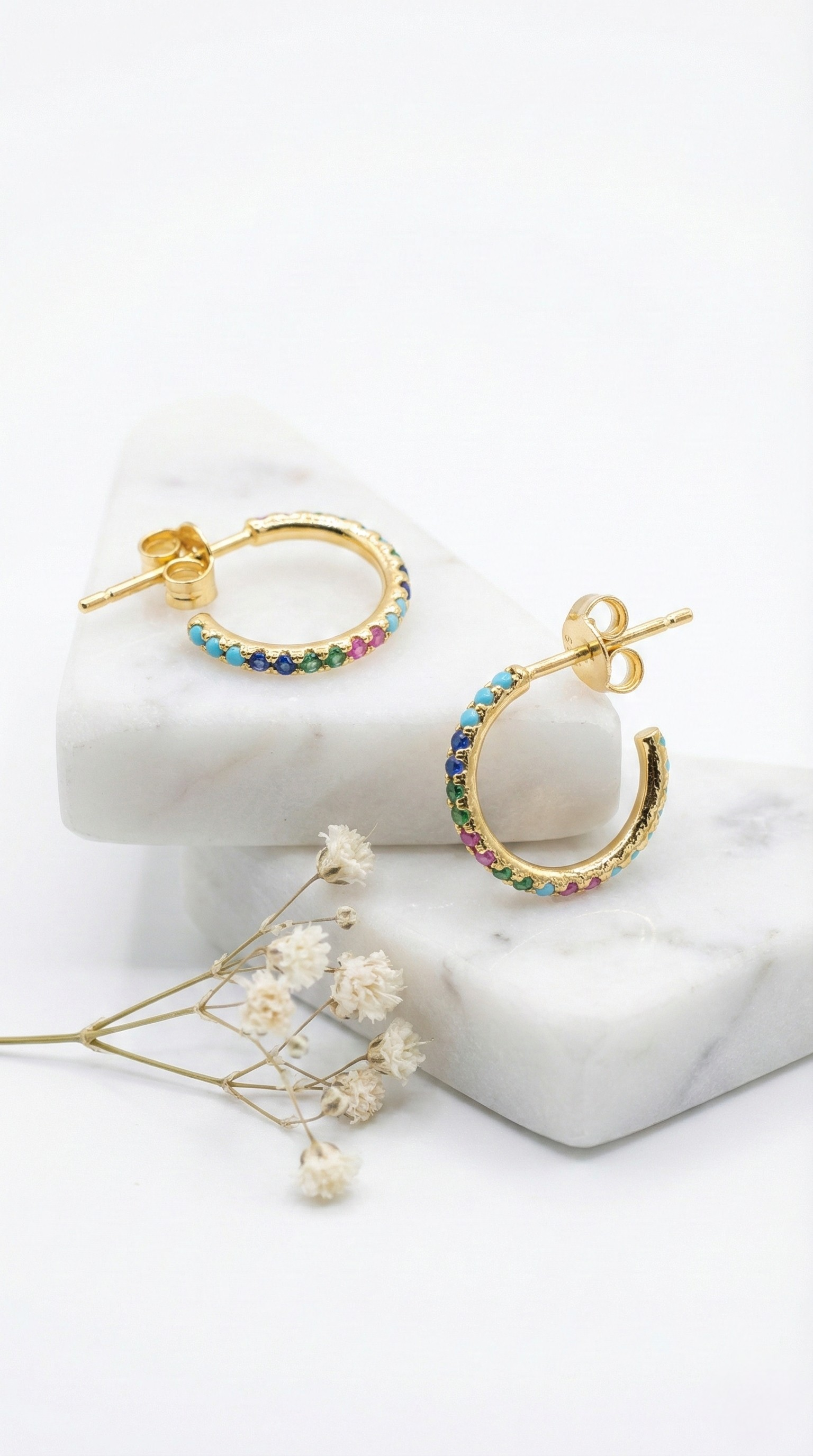 Prisma Luxe Hoops | 925 Sterling Silver