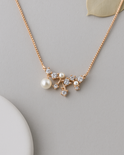 Cosmic Bloom Necklace Sterling Silver