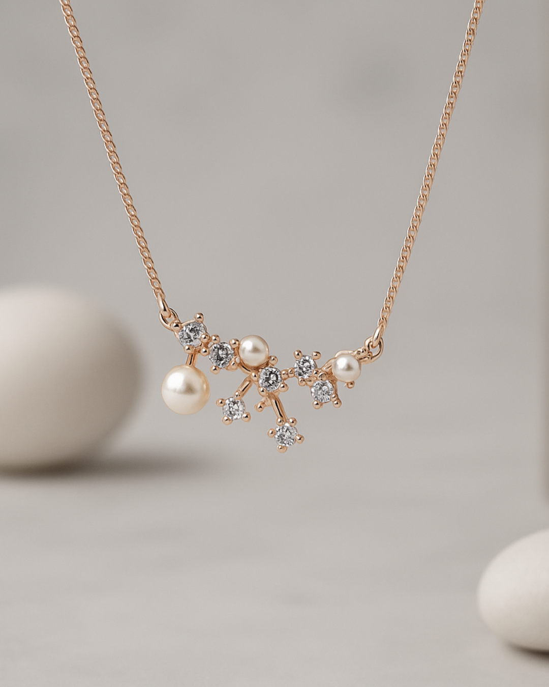 Cosmic Bloom Necklace Sterling Silver