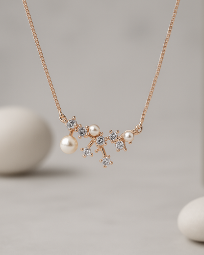 Cosmic Bloom Necklace Sterling Silver