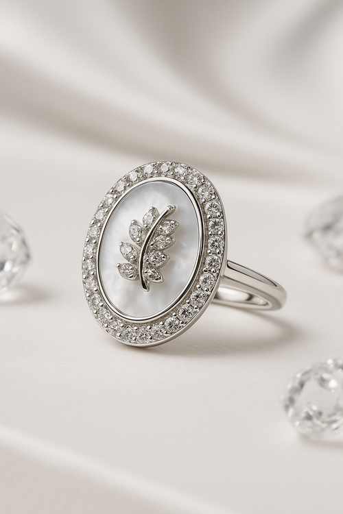 Lumière Laurel Crest - Sterling Silver