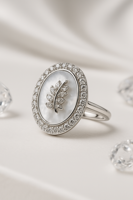 Lumière Laurel Crest - Sterling Silver