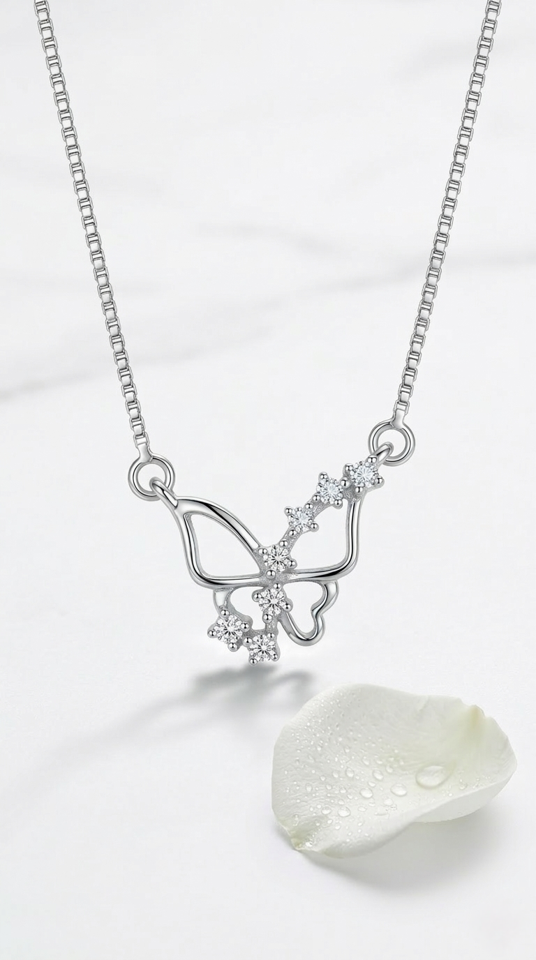 Elyra Butterfly Pendant | 925 Sterling Silver