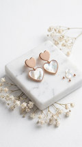Velvet Heart Pearl Drops | 925 Sterling Silver