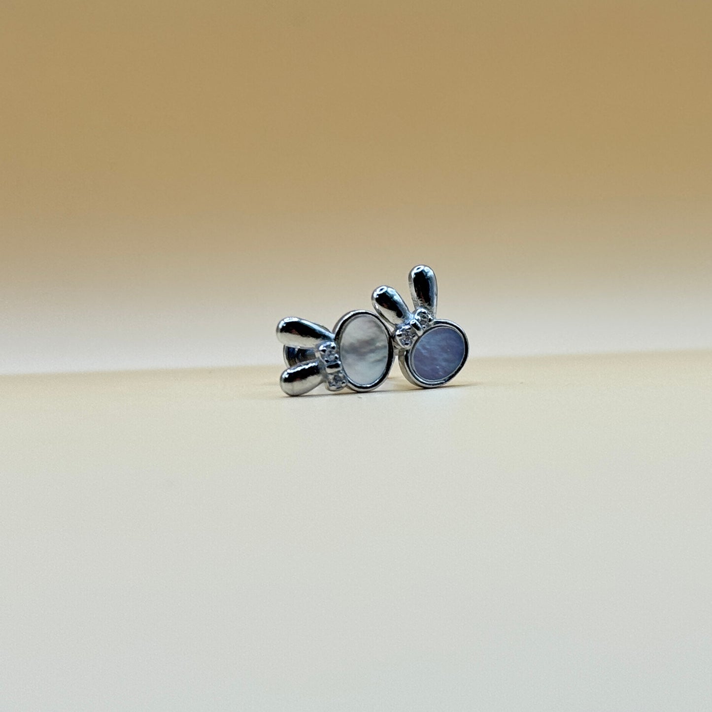 Hopping Hare Stud Earrings