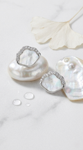 Nerra Pearl Studs | 925 Sterling Silver