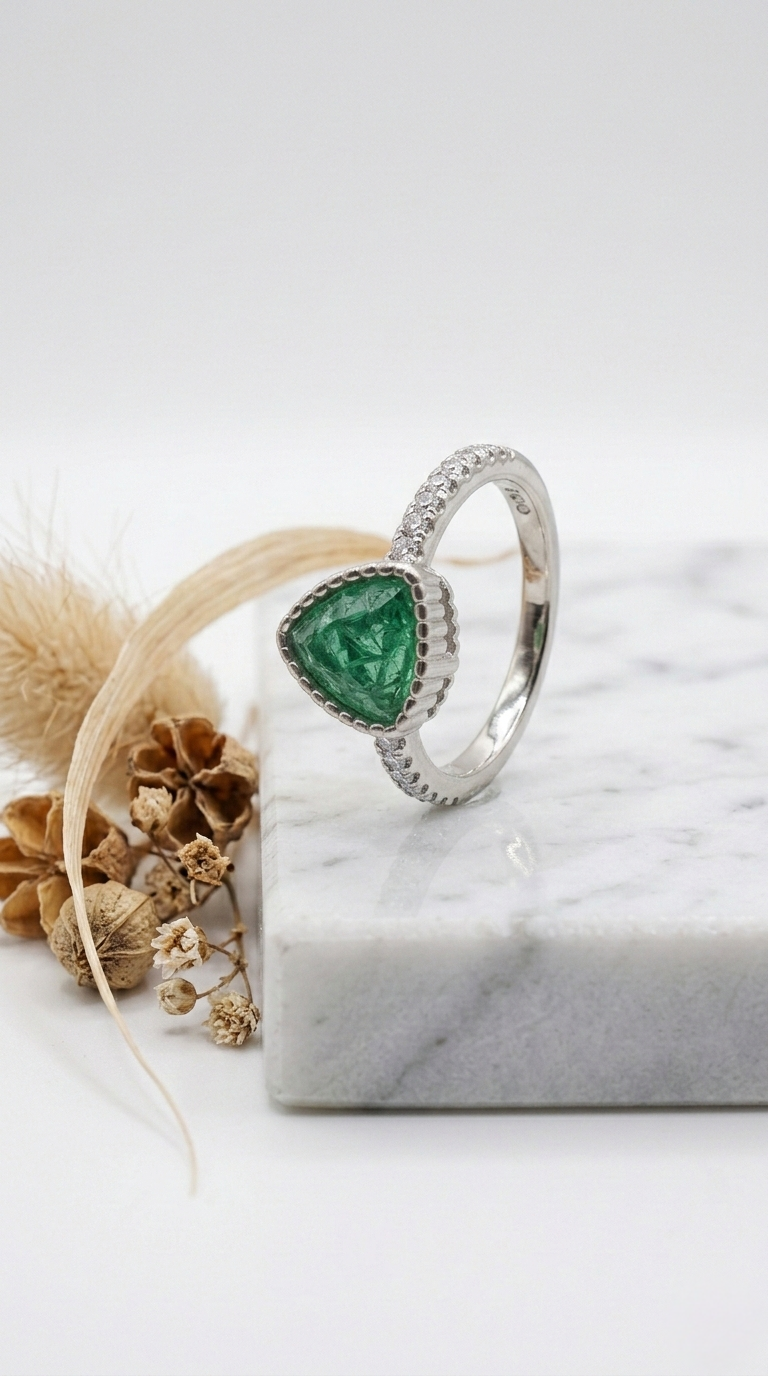 Zayelle Verde Ring | 925 Sterling Silver