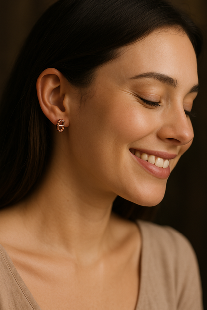 Aria Statement Stud Earrings - Demi Fine | Sterling Silver