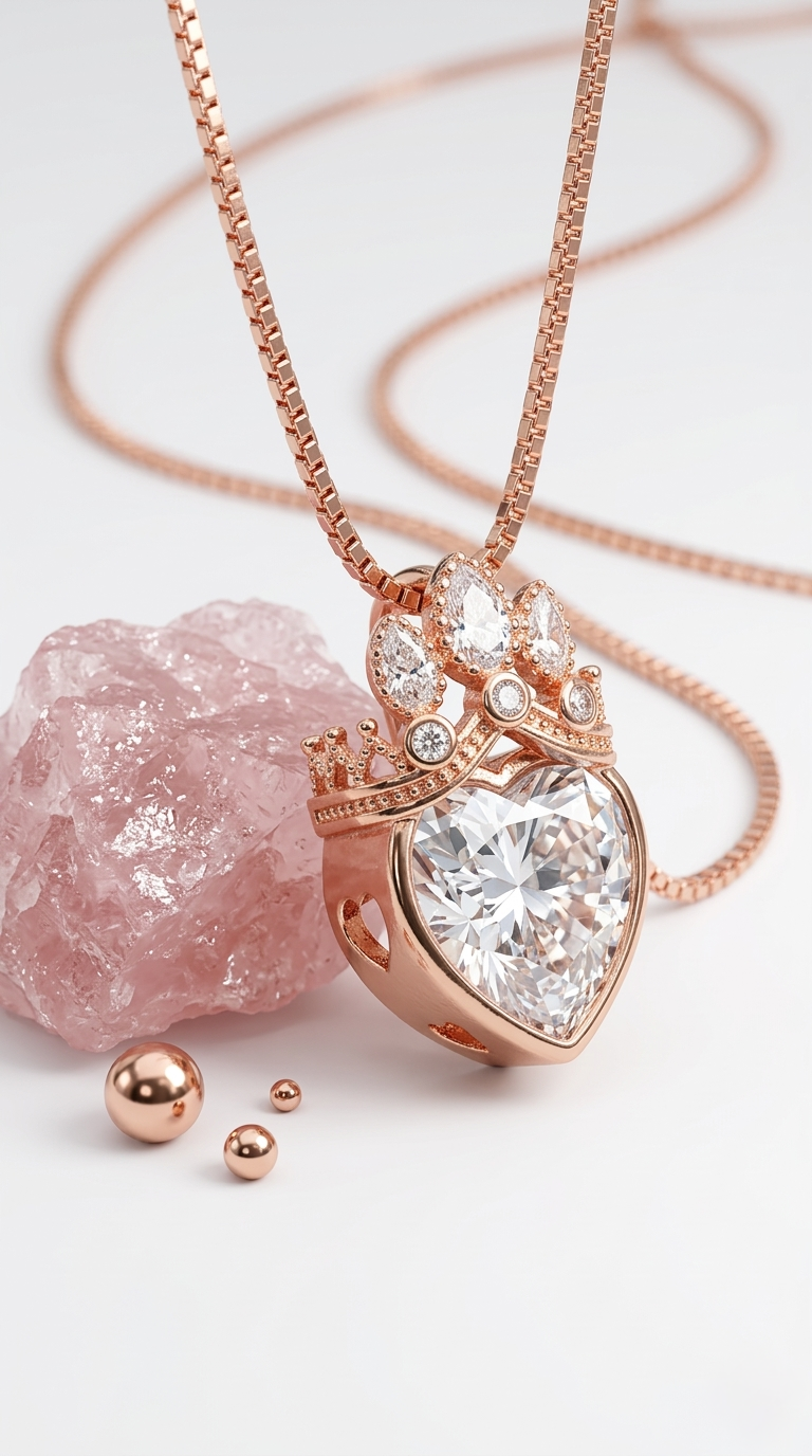 Regina Heart Pendant | 925 Sterling Silver