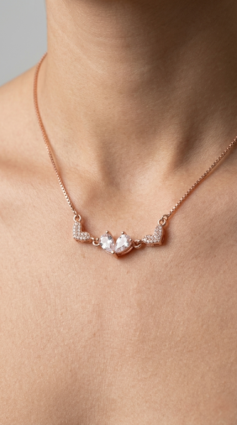 Amora Triple Heart Pendant | 925 Sterling Silver
