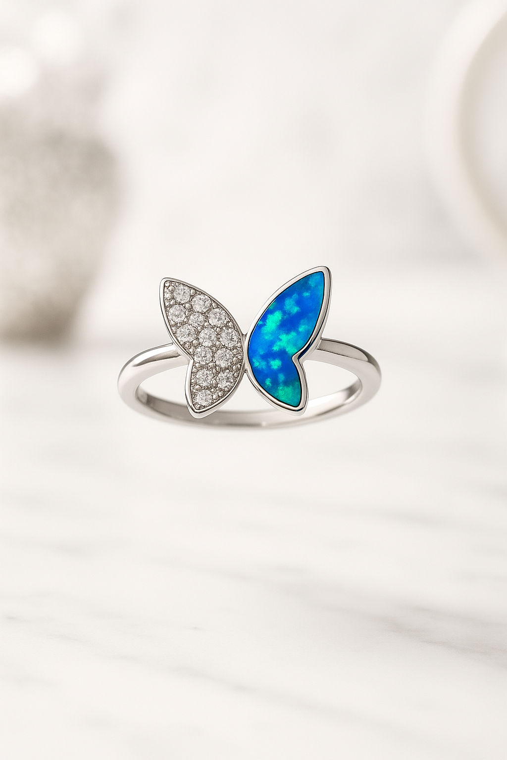 Lumi Butterfly Ring | 925 Sterling Silver