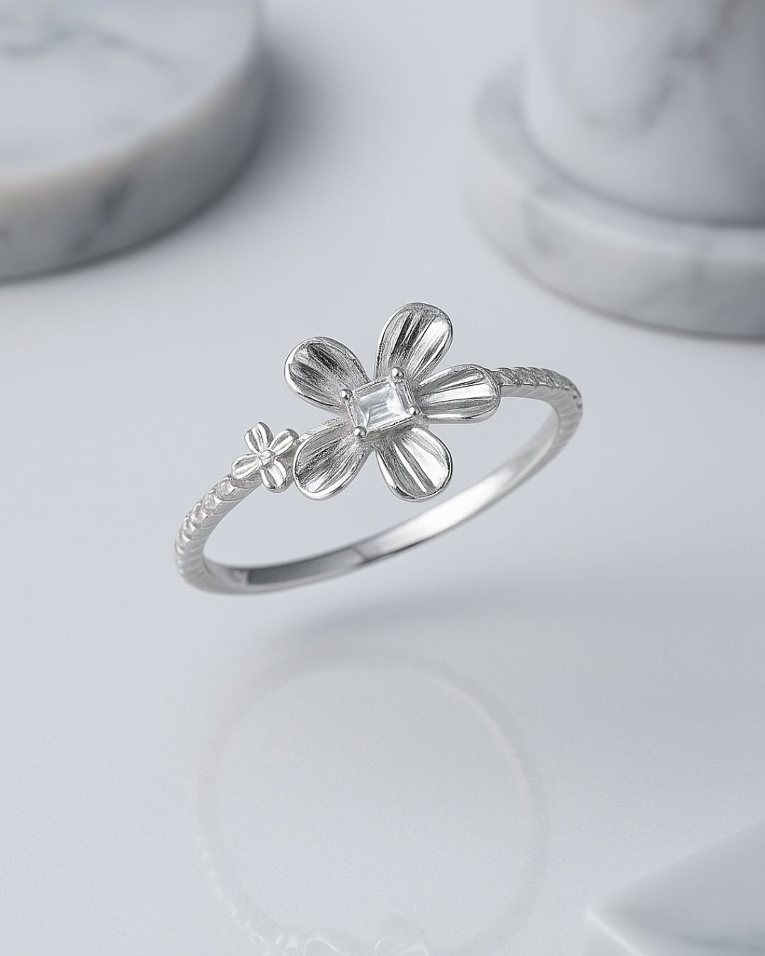 Lumière Floral Set Sterling Silver
