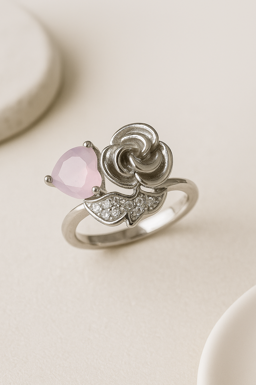Rose Whisper Ring | 925 Sterling Silver
