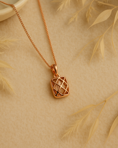 Eterna Weave Sterling Silver Necklace