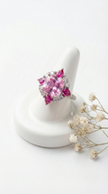 Rosé Marquis Crown Ring | 925 Sterling Silver