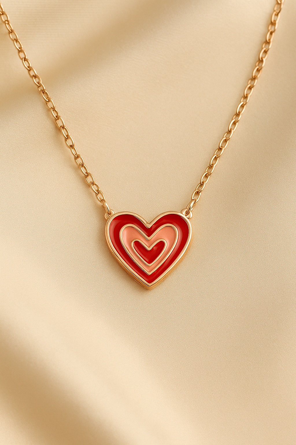 Eterna Heart Sterling Silver Necklace