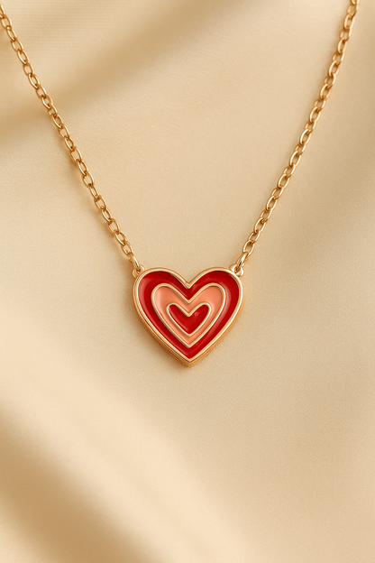 Eterna Heart Sterling Silver Necklace