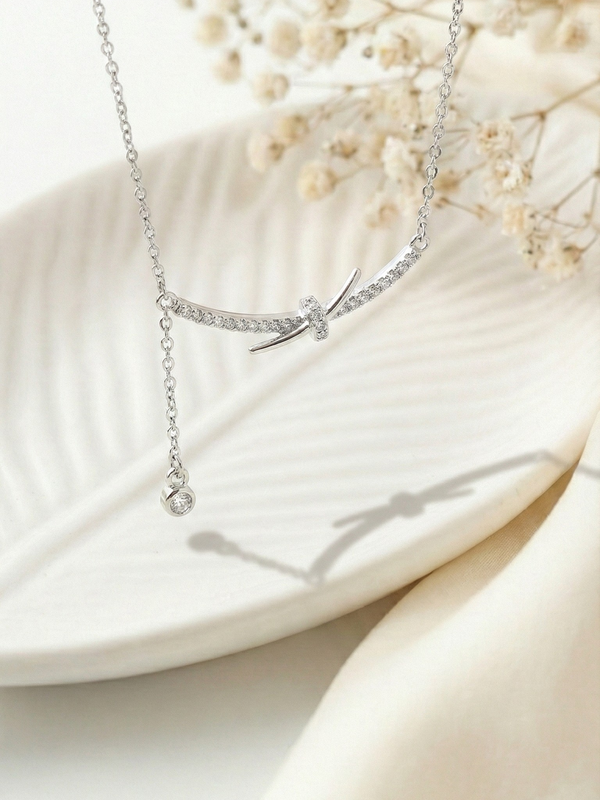 Astra Knot Necklace | 925 Sterling Silver