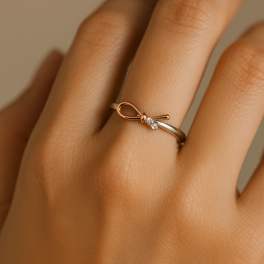 Dainty Bow Ring