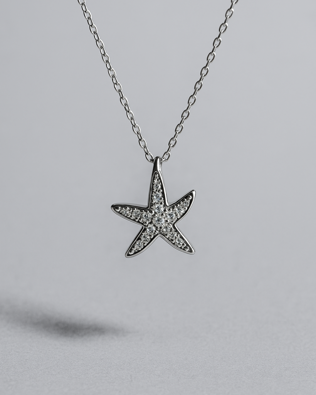 Astra Star Necklace Sterling Silver