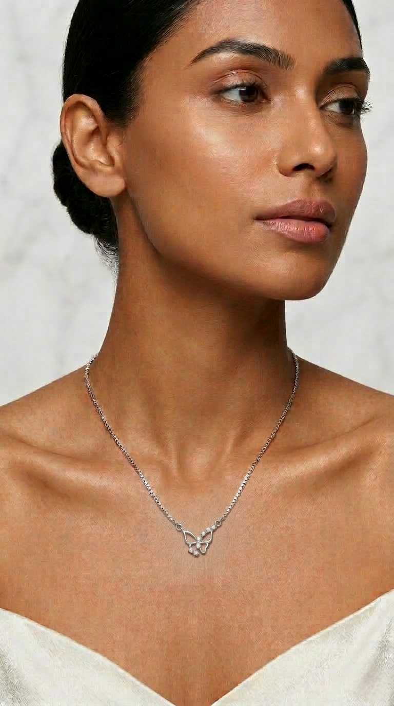Elyra Butterfly Pendant | 925 Sterling Silver