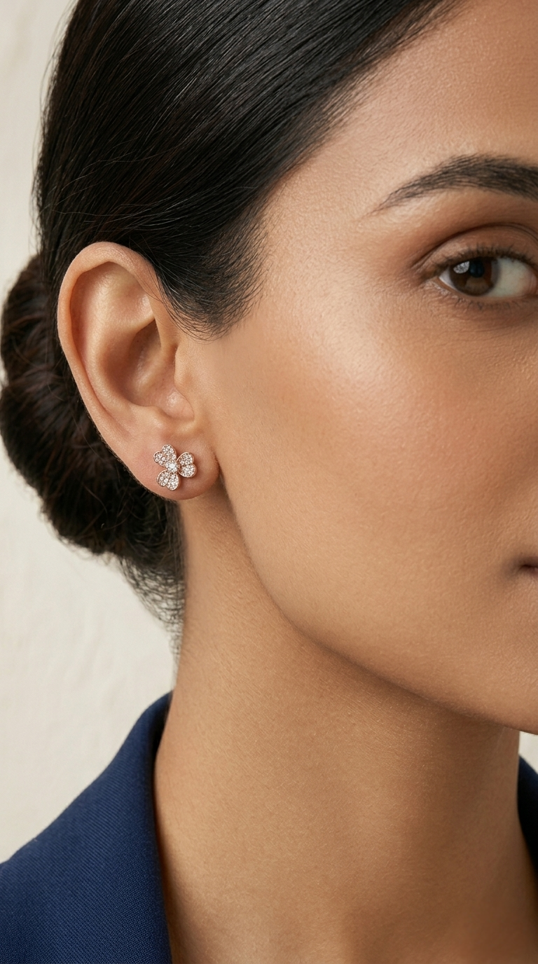 Velisse Petal Studs | 925 Sterling Silver