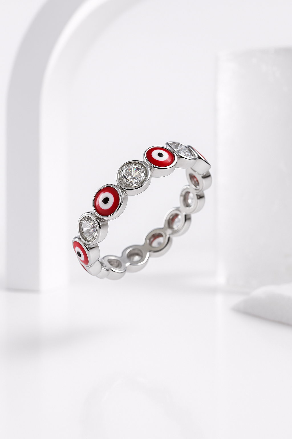 The Scarlet Eye Ring | 925 Sterling Silver