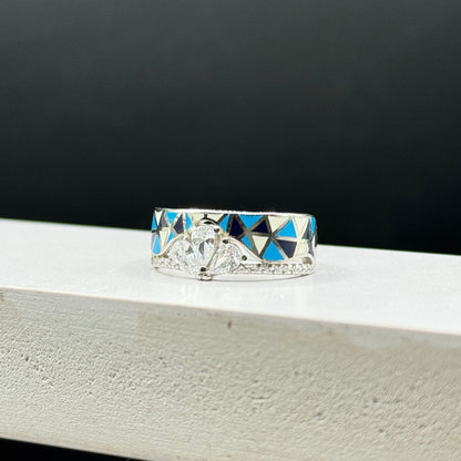 Pear & Prism Ring