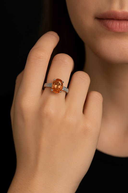 Amber Glow Ring