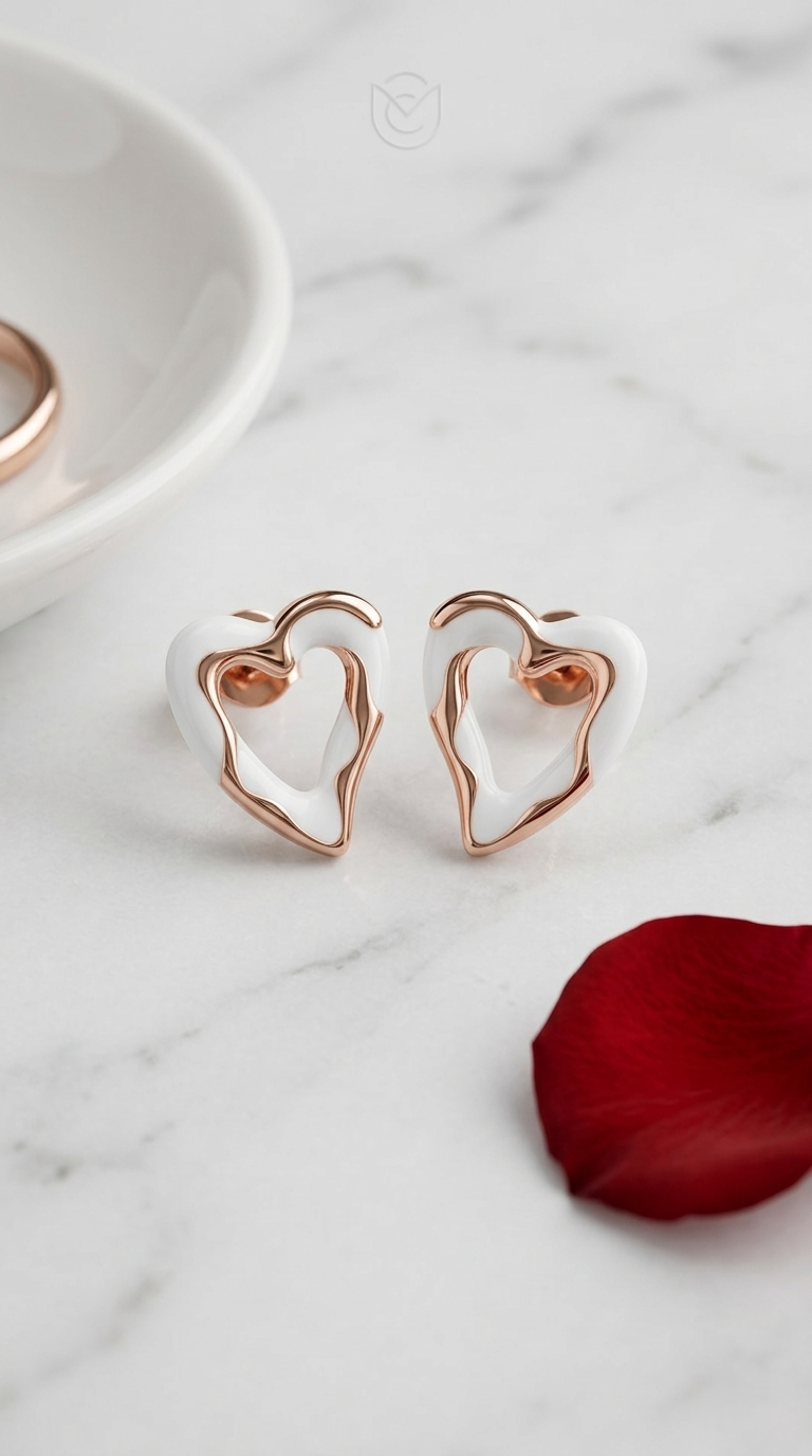 Eros Form Studs | 925 Sterling Silver