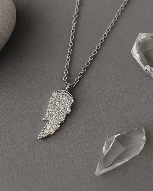 Aurelia Wing Necklace Sterling Silver