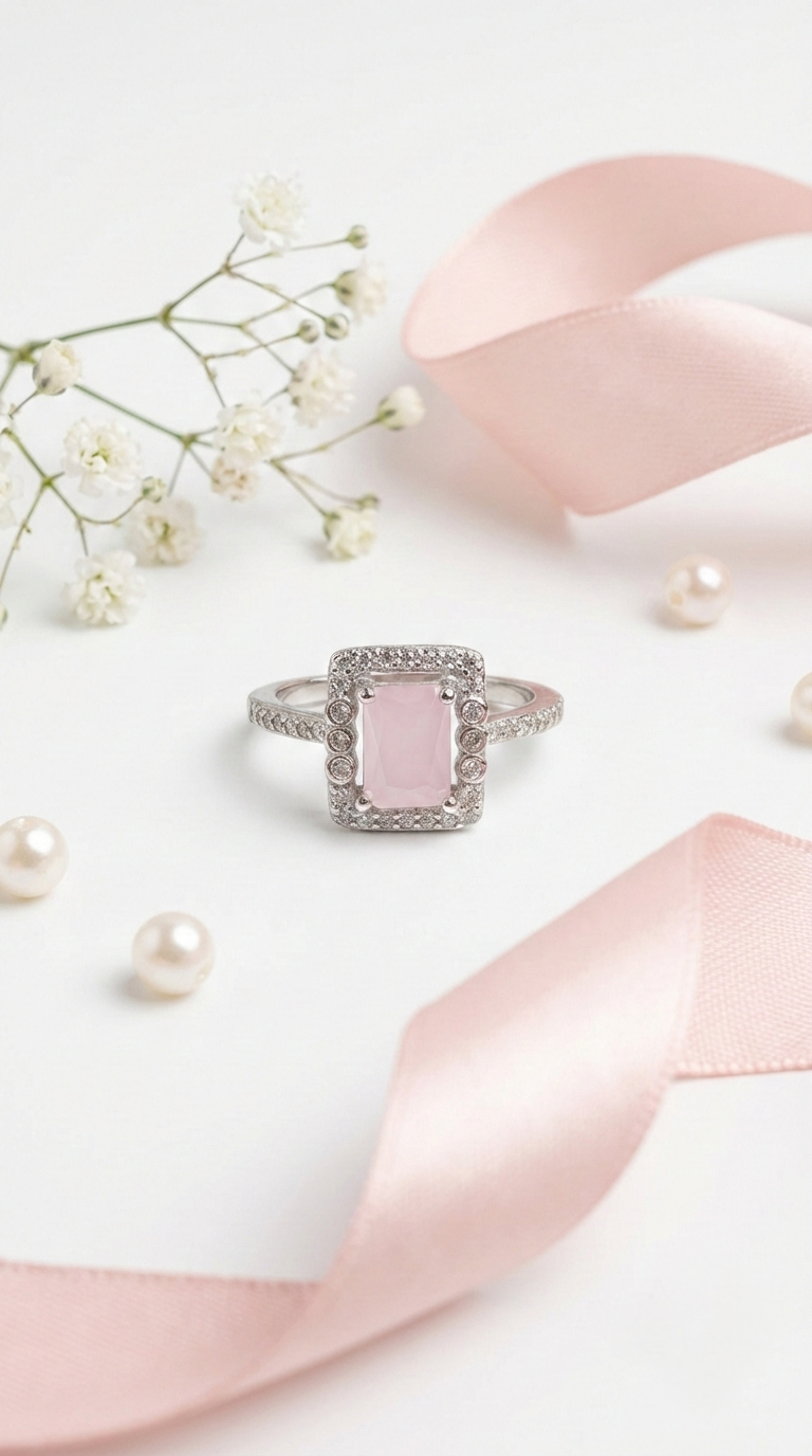 Rosé Lumière Ring | 925 Sterling Silver