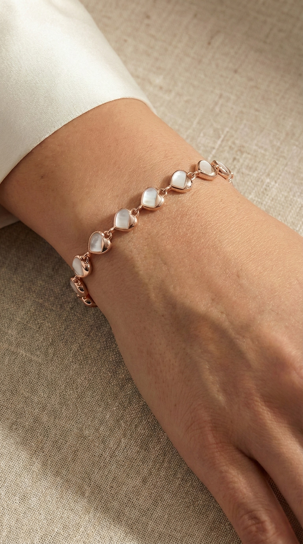 Lioré Heart Motif Bracelet | 925 Sterling Silver