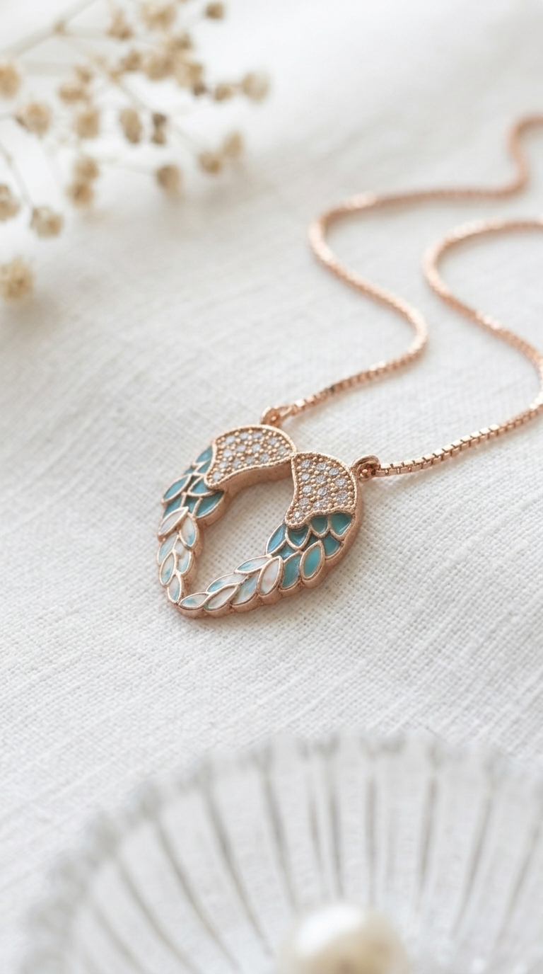 Aeris Blue Vine Pendant | 925 Sterling Silver