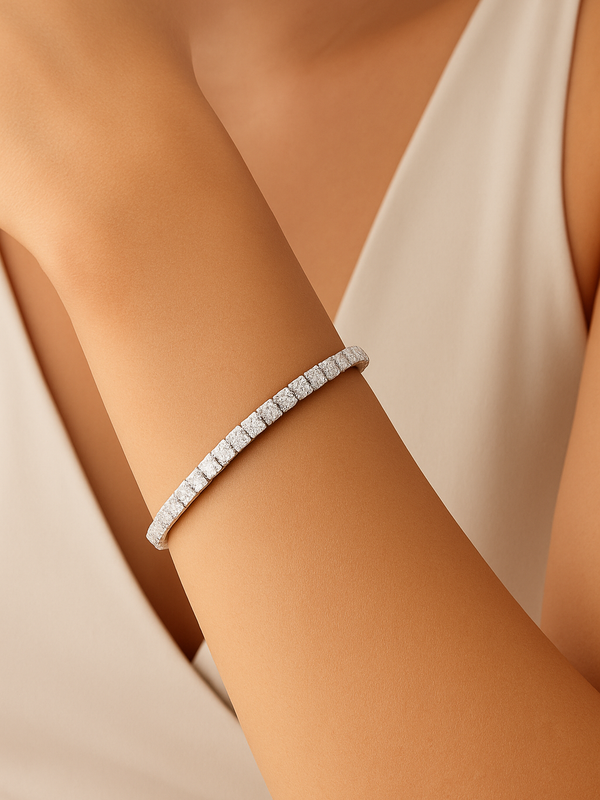 Luminara Classic Tennis Bracelet (3MM) | 925 Sterling Silver