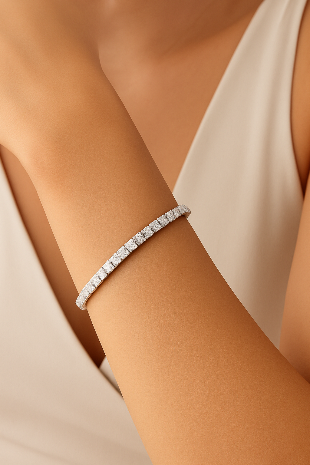 Luminara Classic Tennis Bracelet (3MM) | 925 Sterling Silver