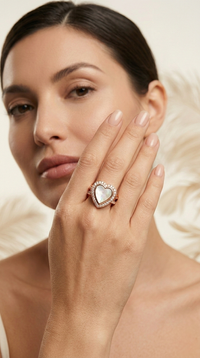 Veloura Améa Heart Ring | 925 Sterling Silver