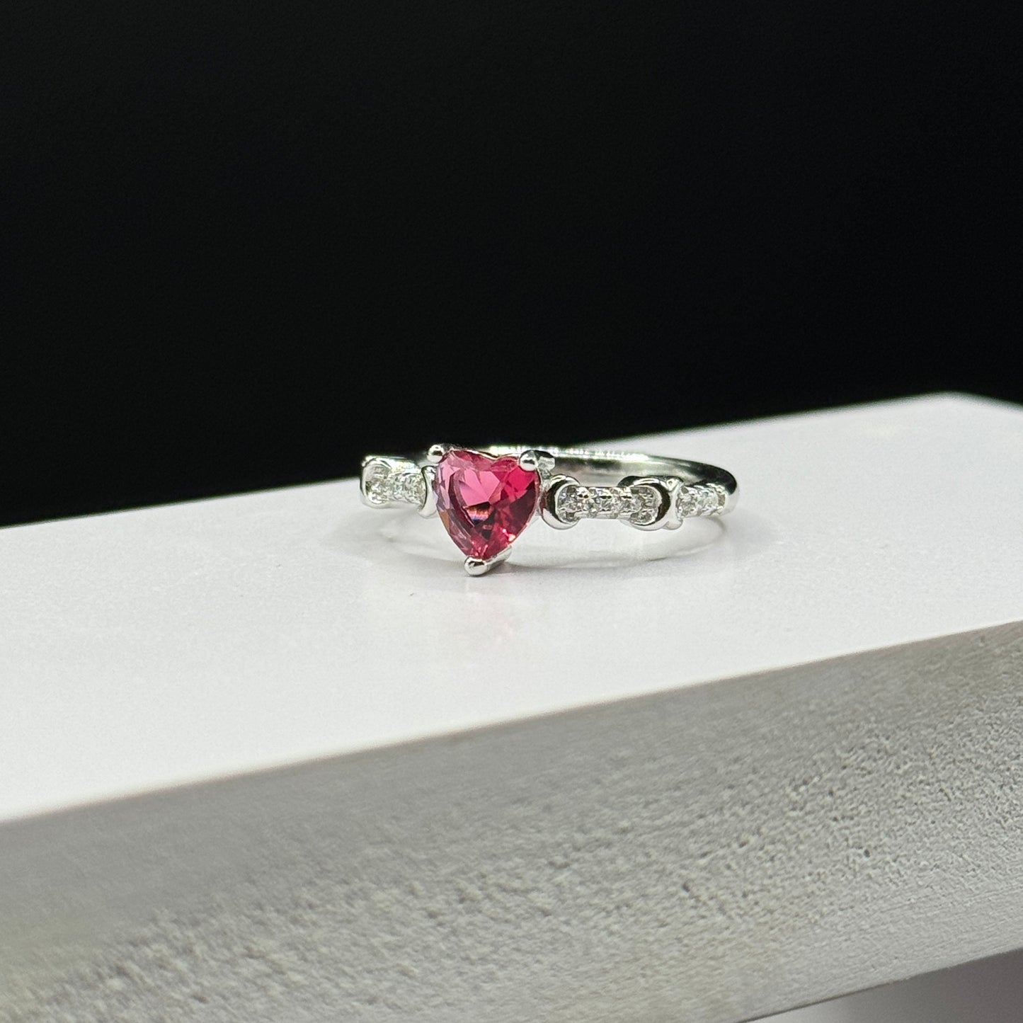 Pink Purity Heart Ring