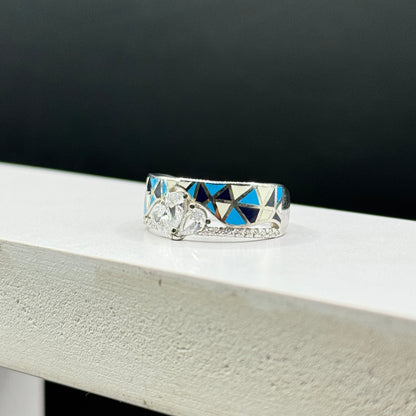 Pear & Prism Ring